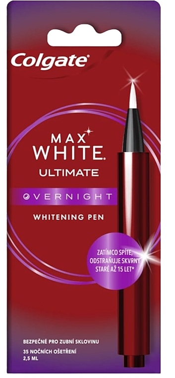 Ручка для відбілювання зубів - Colgate Max White Overnight Whitening Pen — фото N1