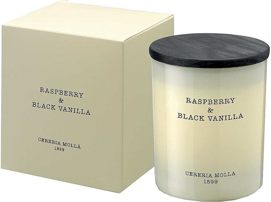 Cereria Molla Raspberry & Black Vanilla - Ароматическая свеча — фото N1