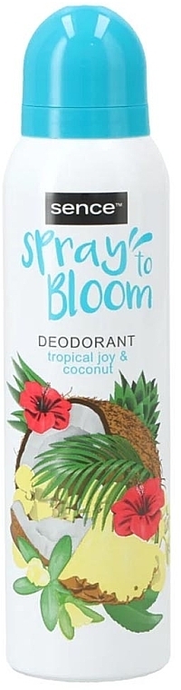 Дезодорант-спрей "Тропічна насолода та кокос" - Sence Deo Spray Tropical Joy & Coconut — фото N1