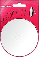 Парфумерія, косметика Дзеркало підвісне з х10 збільшенням, 8.5 см, рожеве - Beter Macro Mirror Oooh XL
