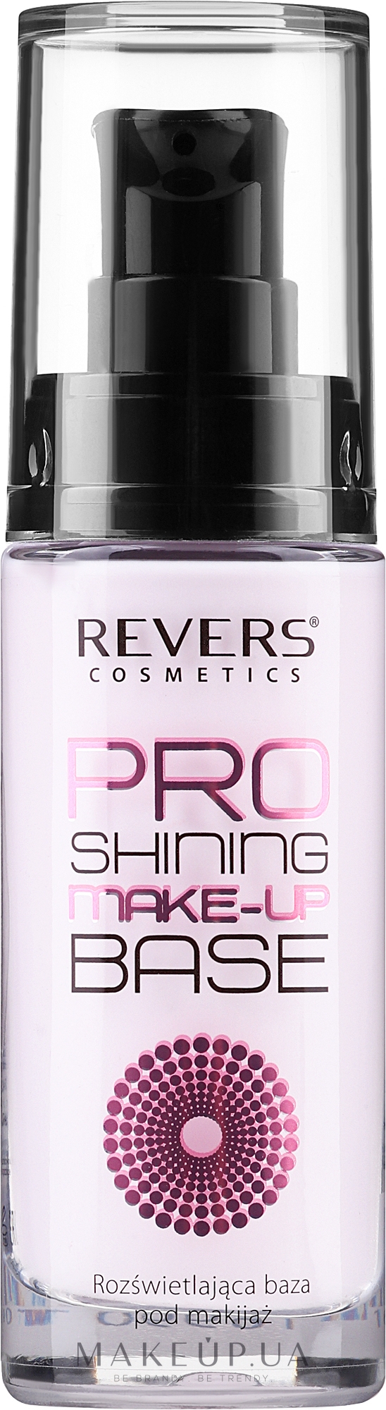 Мерехтлива база під макіяж - Revers Pro Shining Make-Up Base — фото 30ml