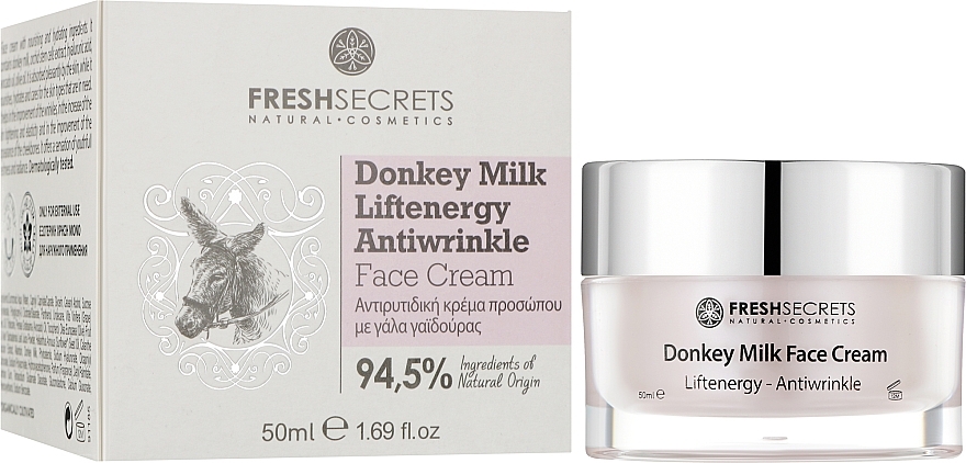 Крем для обличчя проти зморщок "Ліфтинг-ефект" - Madis Fresh Secrets Donkey Milk Liftenergy-Antiwrinkle — фото N2