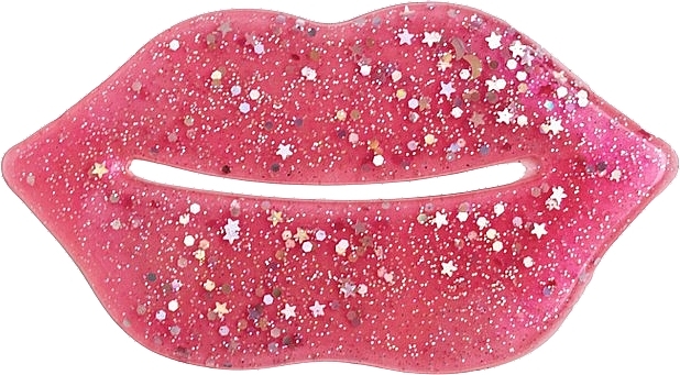 Гідрогелевий патч для губ із блискітками - IDC Institute Glitter Hydrogel Lips Pad Pink — фото N2