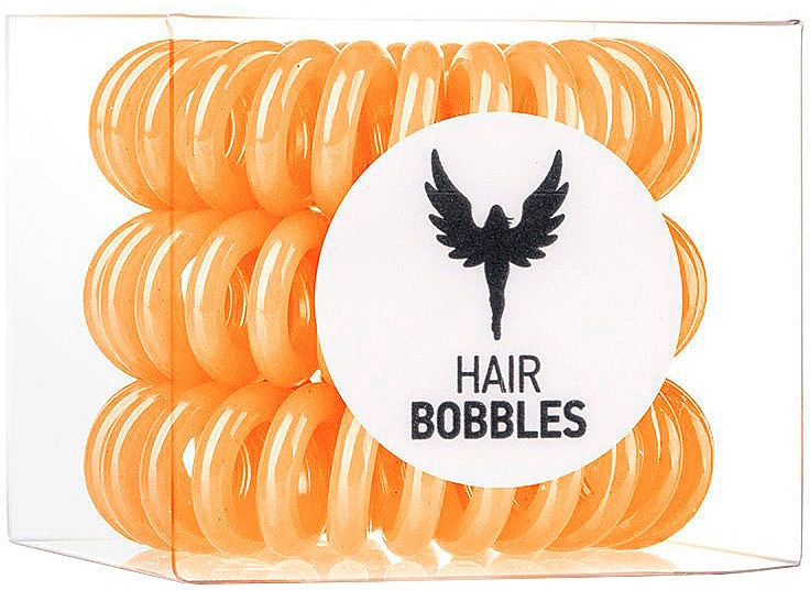 Резинка для волосся, помаранчева, 3 шт. - HH Simonsen Hair Bobbles Orange — фото N1
