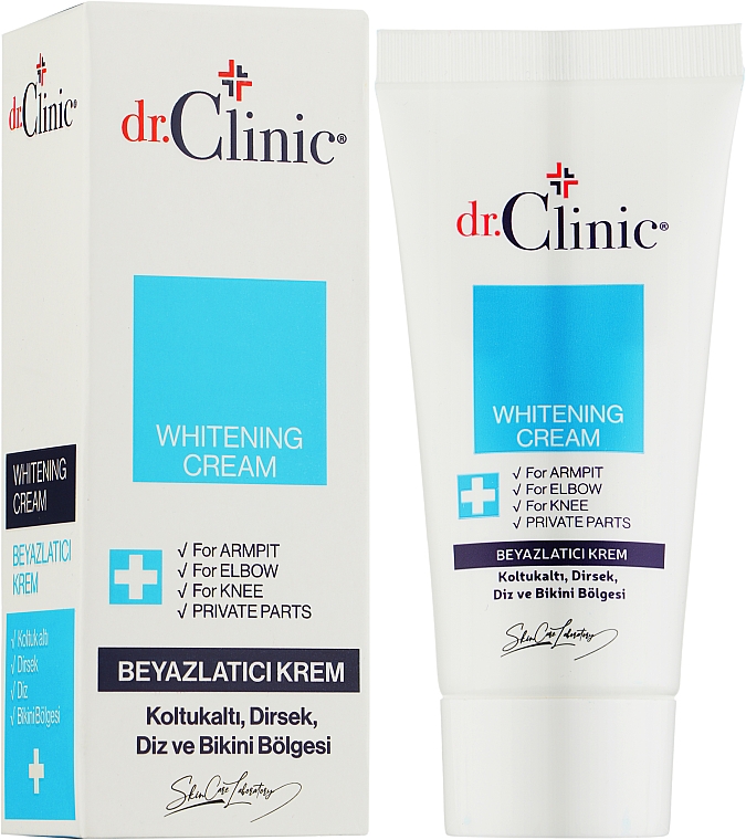 Отбеливающий крем для тела - Dr. Clinic Whitening Cream — фото N2