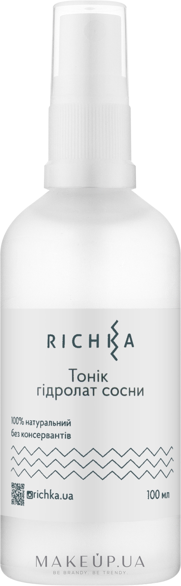 Тоник гидролат сосны - Richka Tonic Hydrolate — фото 100ml