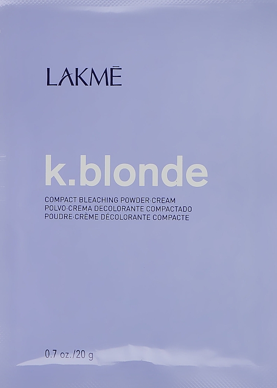 Компактная обесцвечивающая крем-пудра - Lakme K.Blonde Compact Bleaching Powder Cream
