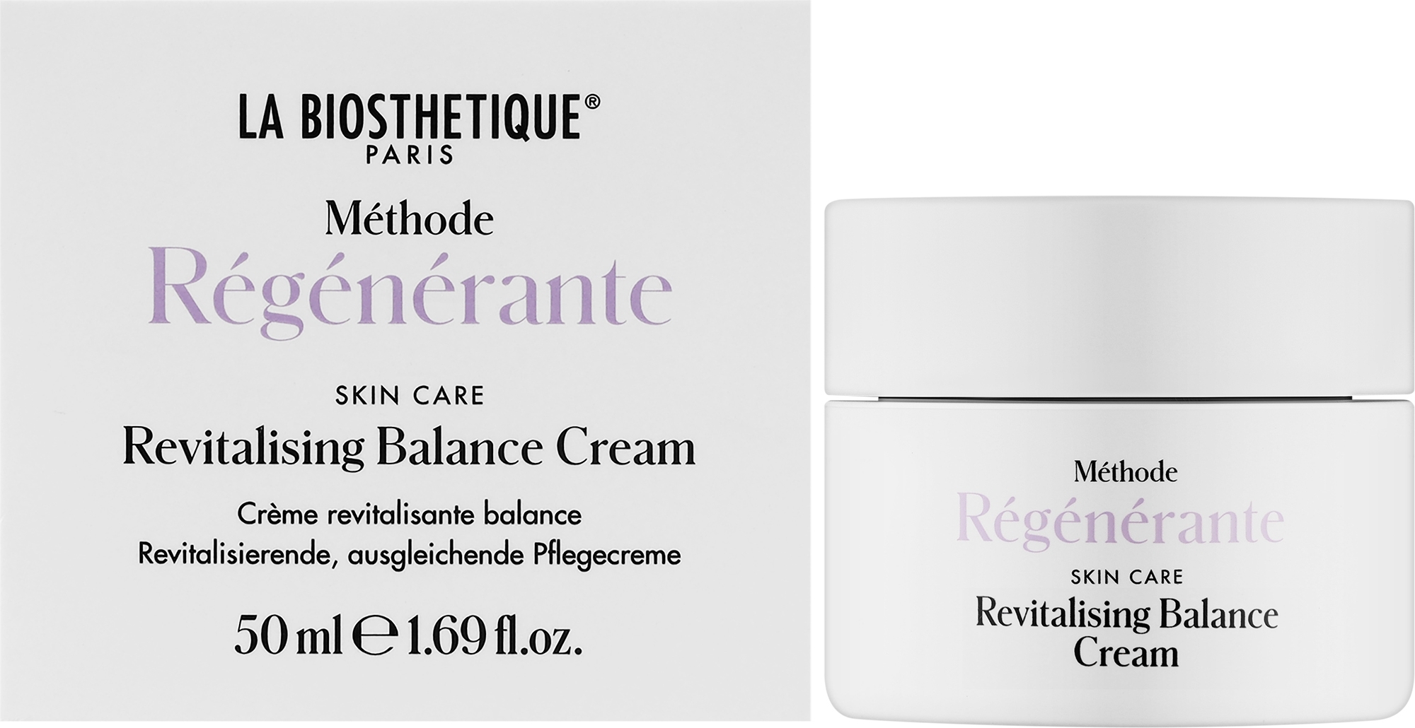 Ревіталізуюяий балансуючий крем для обличчя - La Biosthetique Regenerante Revitalising Balance Cream — фото 50ml