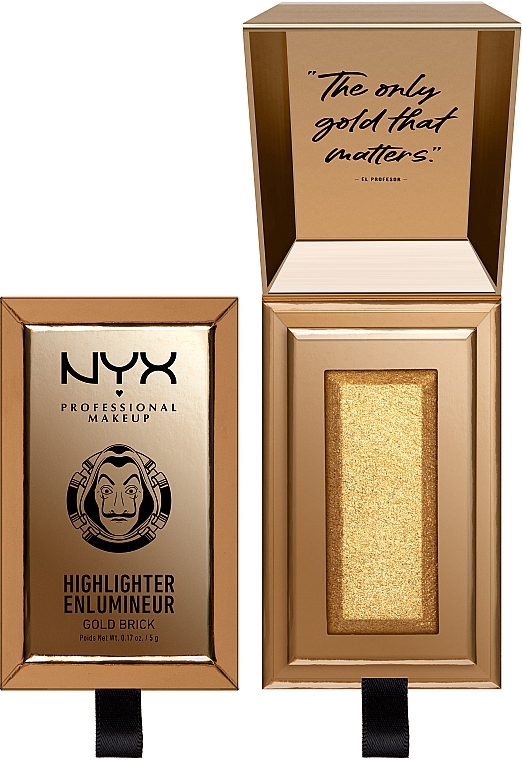 Хайлайтер для лица - NYX Professional Makeup La Casa De Papel Highlighter — фото N1