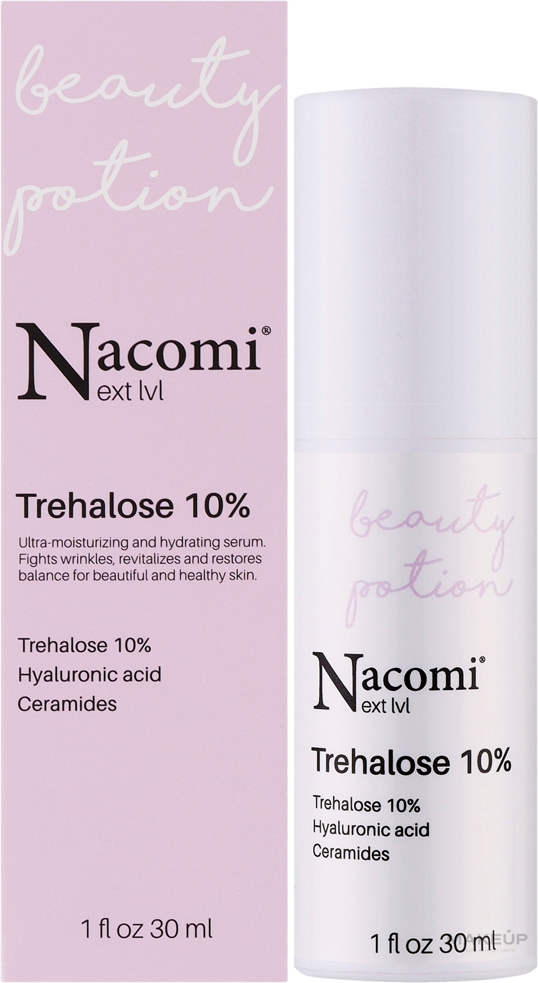 Увлажняющая сыворотка для лица - Nacomi Next Level Trehalose Serum 10% — фото 30ml