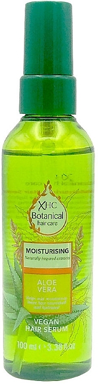 Сироватка для волосся - Xpel Marketing Botanical Vegan Aloe Vera Moisturising Hair Serum — фото N1