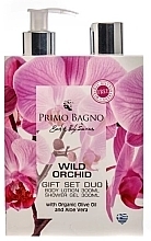 Набір - Primo Bagno Wild Orchid Gift Set Duo (sh/gel/300 ml + b/lot/300 ml) — фото N1