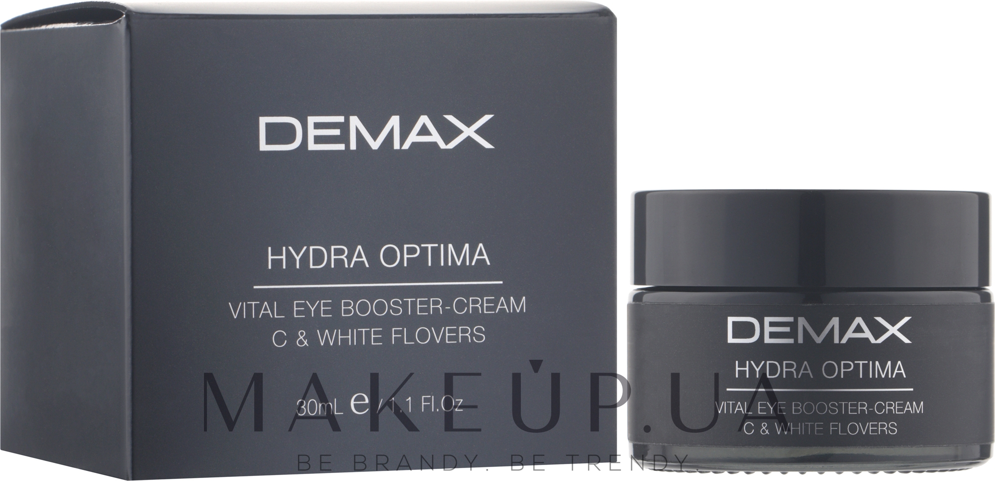 Крем для зоны вокруг глаз "Витамин C и белые цветы" - Demax Hydra Optima Vital Eye Booster Cream C & White Flowers — фото 30ml