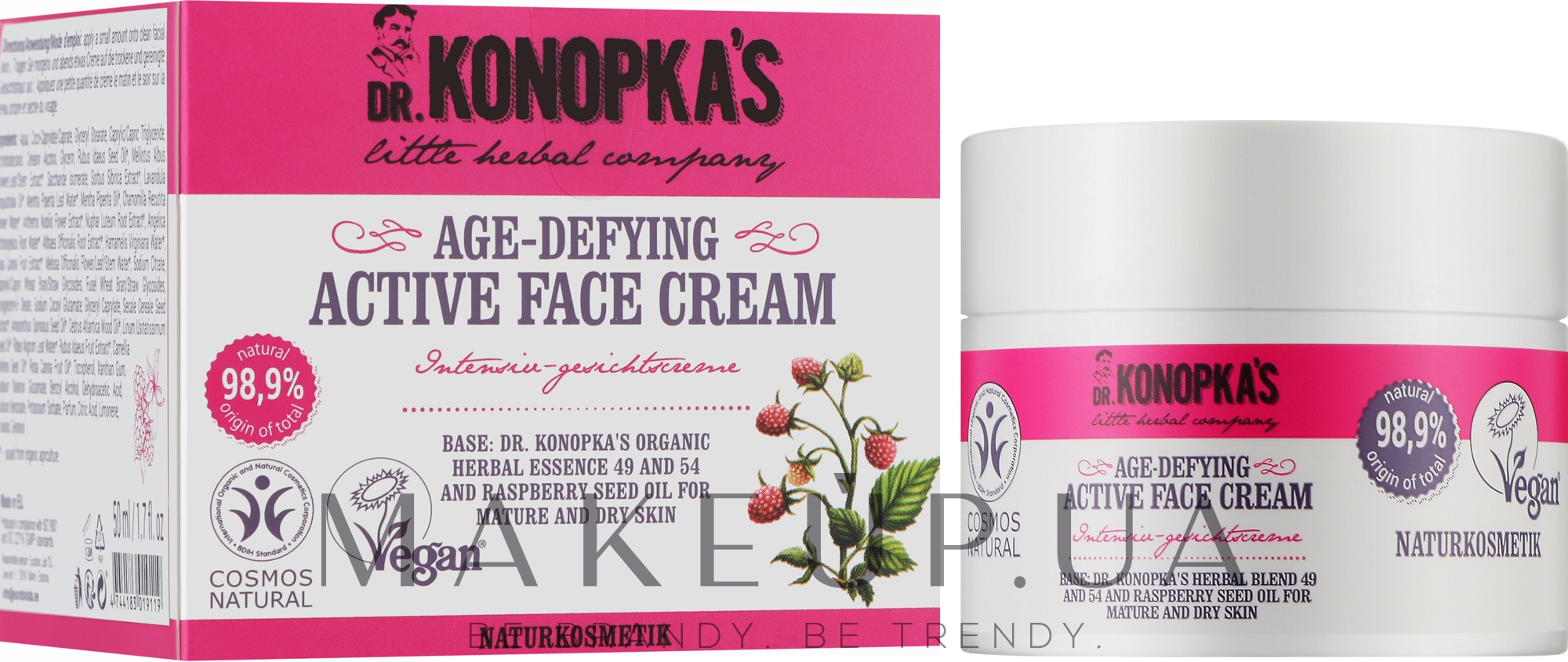 Крем для обличчя від перших ознак старіння - Dr. Konopka's Age-Defying Active Face Cream — фото 50ml