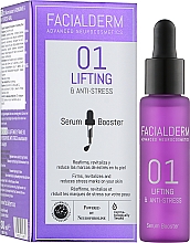 Подтягивающая и антистрессовая сыворотка-бустер - Facialderm 01 Lifting And Anti-Stress Serum Booster — фото N2