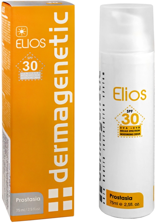 Солнцезащитный крем SPF30 - Dermagenetic Sunscreen Elios SPF30 3in1 UVA/UVB Cream — фото N1