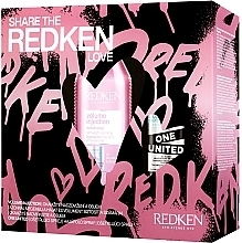 Парфумерія, косметика Набір - Redken Volume Injection Share the Love (sham/300ml + h/cond/300ml + h/treat/150ml)