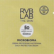Духи, Парфюмерия, косметика Солнцезащитный крем для лица - RVB LAB Microbioma Daily Protection Cream SPF50 (пробник)