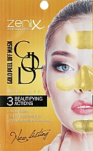 Парфумерія, косметика Плівкова маска-пілінг "Золота" - Zenix Peel Off Mask Gold