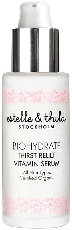 Зволожувальна сироватка для обличчя - Estelle & Thild BioHydrate Thirst Relief Serum — фото N1