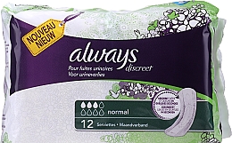 Духи, Парфюмерия, косметика Урологические прокладки, 12 шт. - Always Discreet Pads Normal 