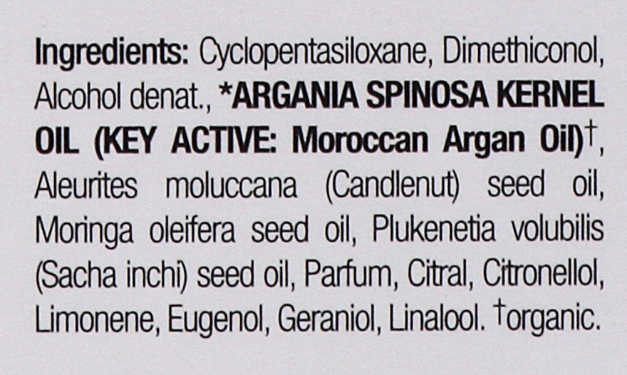Сироватка для волосся з марокканською аргановою олією - Dr. Organic Bioactive Haircare Moroccan Argan Oil Hair Treatment Serum — фото N3