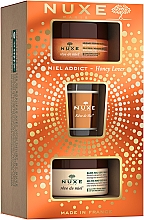 Подарочный набор - Nuxe Honey Lover Gift Set (b/oil/200ml + b/scr/175ml + candle/70g) — фото N2