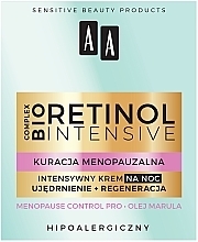 Парфумерія, косметика  Інтенсивний нічний крем із зміцнюючим ефектом + регенерація - AA Retinol Intensive Cream