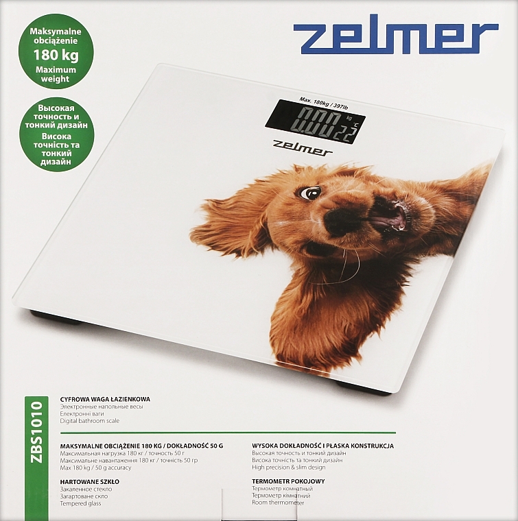 Ваги підлогові ZBS1010 "Crazy Dog" - Zelmer — фото N1