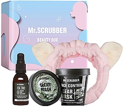 Парфумерія, косметика Набір - Mr.Scrubber Even Complexion & Clear (f/mask/150g + f/cr/55ml + ass/1/pcs) *