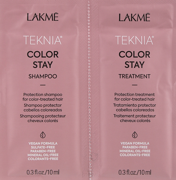 Набір пробників - Lakme Teknia Color Stay (sh/10ml + mask/10ml) — фото N2