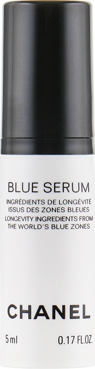 Сироватка для обличчя, з інгредієнтами довголіття - Chanel Blue Serum (міні) — фото N4