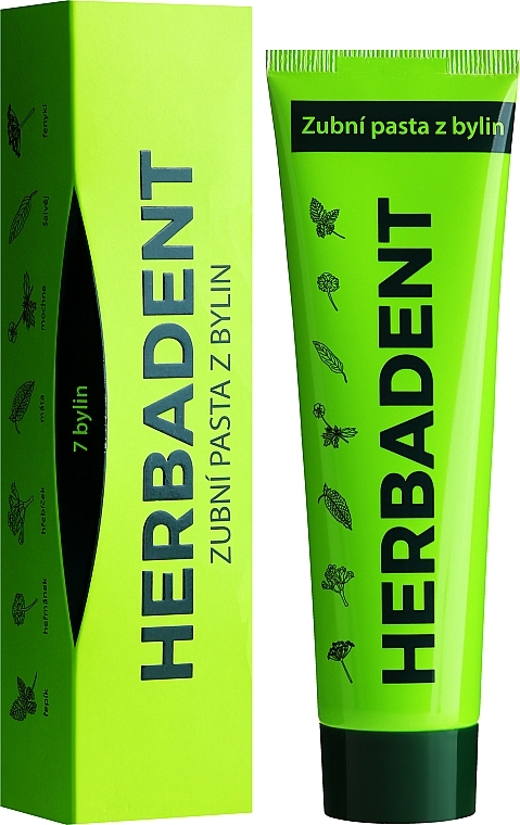 Зубная паста "Травяная" - Herbadent Original Herbal Toothpaste — фото N2