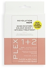 Духи, Парфюмерия, косметика Набор - Revolution Haircare Plex 1+2 Bond Restore Colour Kit