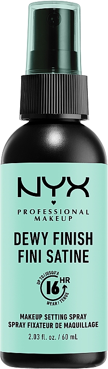 Спрей-фиксатор для макияжа с эффектом влажной кожи - NYX Professional Makeup Dewy Finish Long Lasting Setting Spray