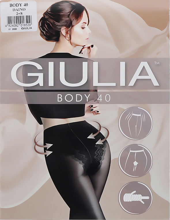 Колготки для жінок "Body" 40 Den, daino - Giulia — фото N1