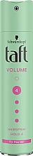 Духи, Парфюмерия, косметика Лак для волос "Объем", сверхсильная фиксация 4 - Taft True Volume 4