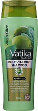 Питательный шампунь для волос - Dabur Vatika Virgin Olive Nourishing Shampoo — фото N3