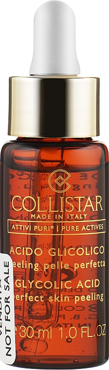 Гліколева кислота для пілінгу шкіри - Collistar Pure Actives Glycolic Acid (тестер)