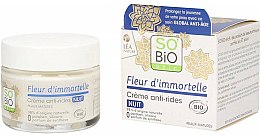 Духи, Парфюмерия, косметика Крем для лица от морщин ночной - So'Bio Etic Fleur D'immortelle Anti-Wrinkle Night Cream