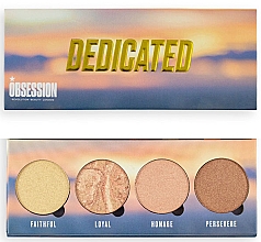 Духи, Парфюмерия, косметика Палетка хайлайтеров - Makeup Obsession Dedicated Highlight Palette