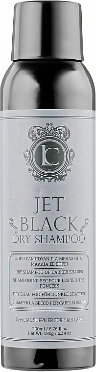 Сухой шампунь для тёмных волос - Lavish Care Dry Shampoo Jet Black — фото N1