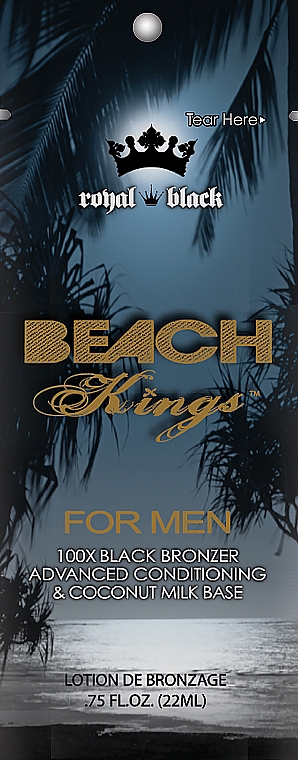 Крем для загара в солярии для мужчин - Tan Asz U Beach Kings For Men (пробник) — фото N1