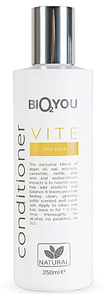 Натуральний кондиціонер для сухого волосся "Vite" - Bio2You Natural Conditioner For Dry Hair — фото N1