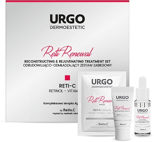 Набір, 7 продуктів - Urgo Dermoestetic Reti Renewal Reconstructing & Rejuvenating Treatment Set — фото N2