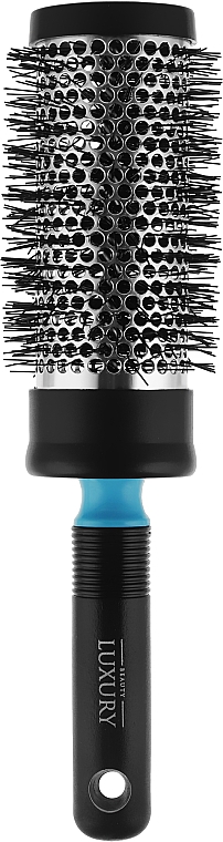 Массажная щетка для волос, HB-01-11, черно-голубая - Beauty LUXURY — фото N1
