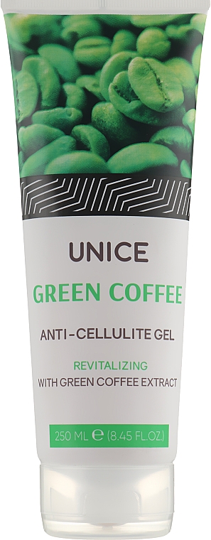 Антицеллюлитный гель - Unice Green Coffee Anti-Cellulite Gel — фото N1