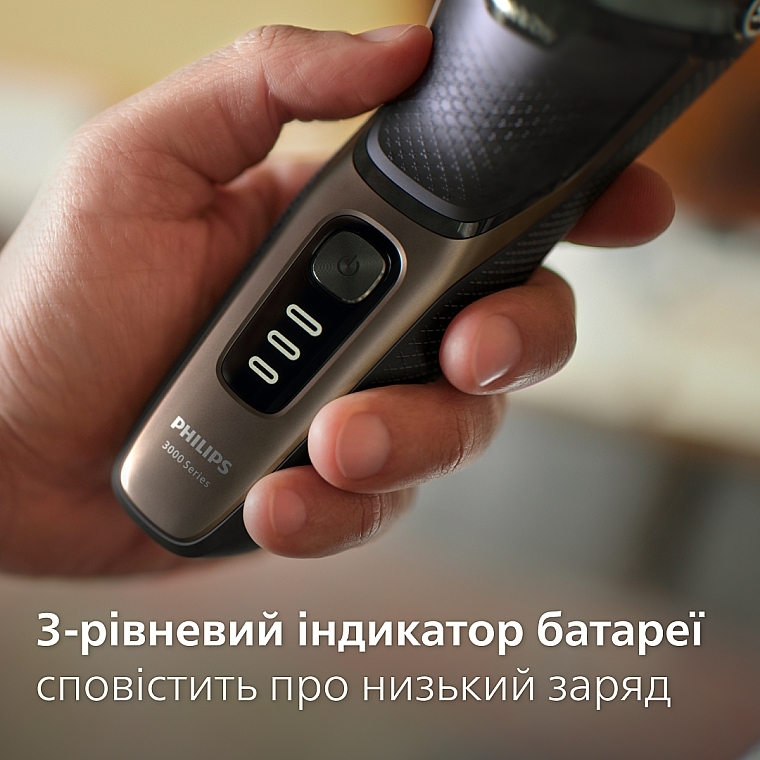 Электробритва для сухого и влажного бритья - Philips Shaver 3000 Series S3242/12 — фото N9