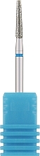 Парфумерія, косметика Фреза алмазна "Усічений конус" 847 023B, діаметр 2,3 мм, синя - Nail Drill