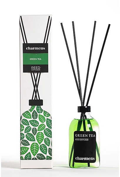 Аромадиффузор "Зеленый чай" - Charmens Reed Diffuser — фото N1